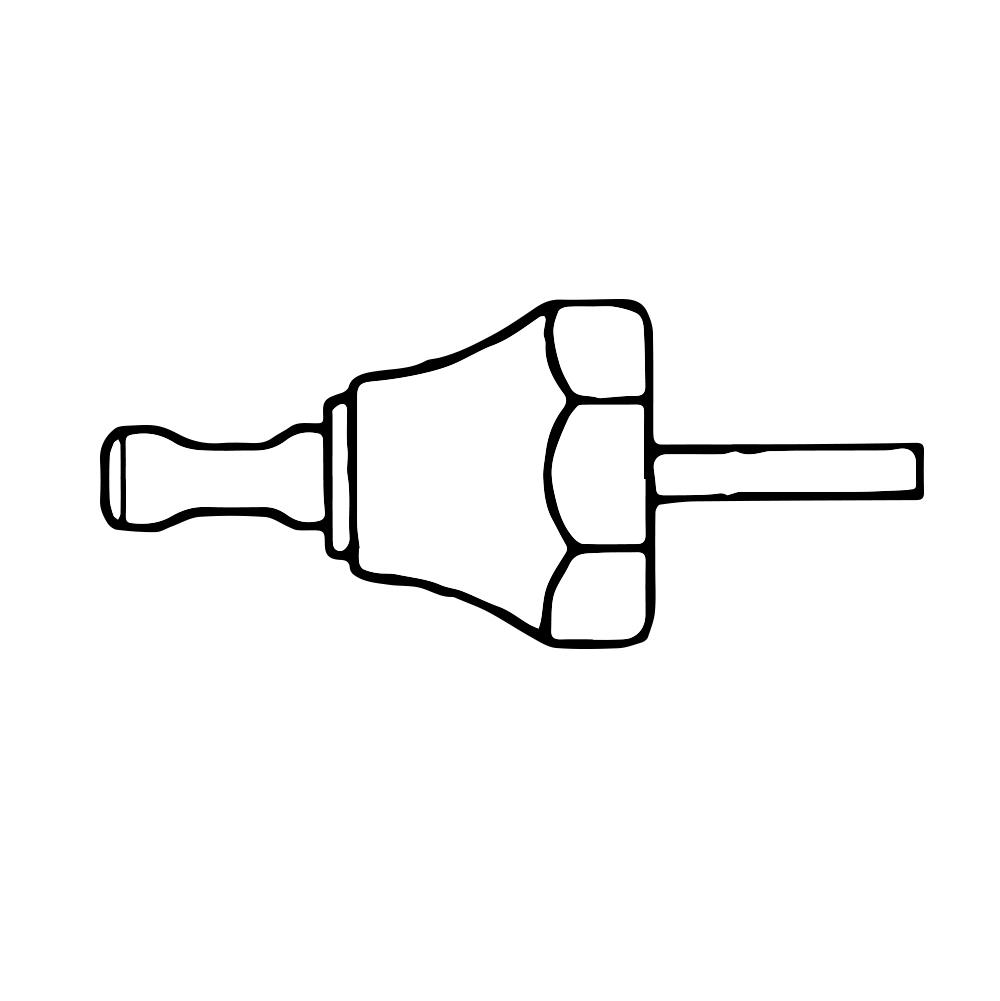 MANETA LATON NIQUELADO PARA PRESTO 1000E 