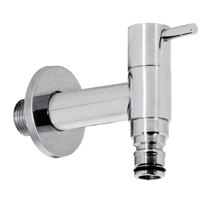 GRIFO JARDIN PARA MANGUERA TRES CROMO 