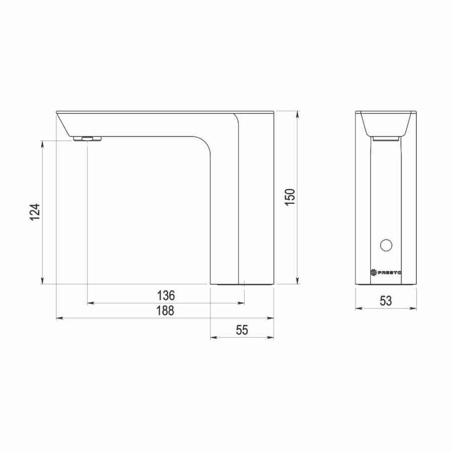 GRIFO PRESTO XT ELEC-L 78001