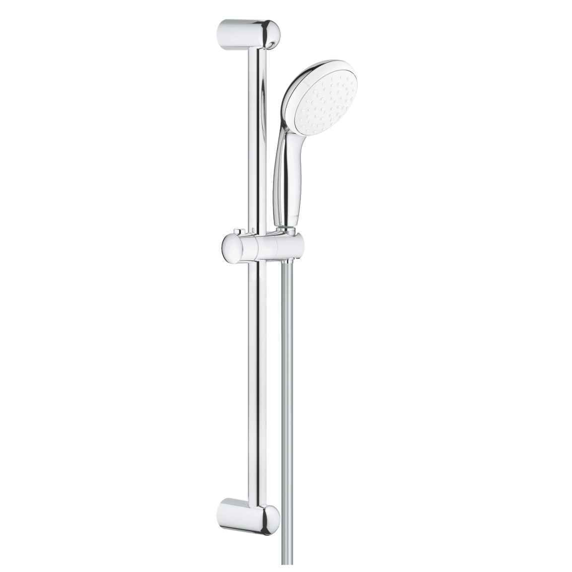 GROHE TEMPESTA 100 CJTO BARRA+DUCHA+FLEXO CROMO 