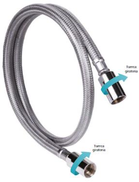 FLEXO ACERO INOXIDABLE 120CM H/H 1/2" INDUSTRIAL